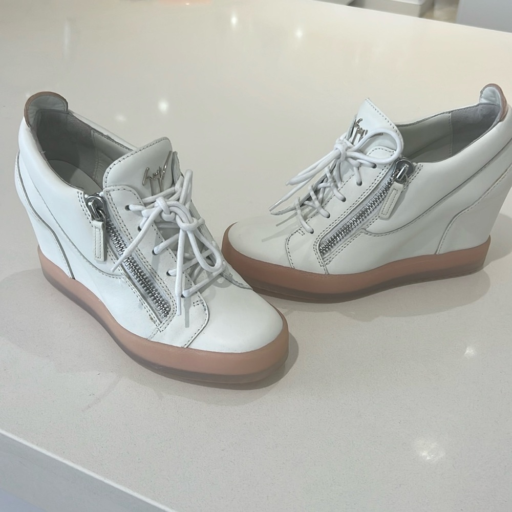 Giuseppe Zanotti Zippered Wedge Sneaker